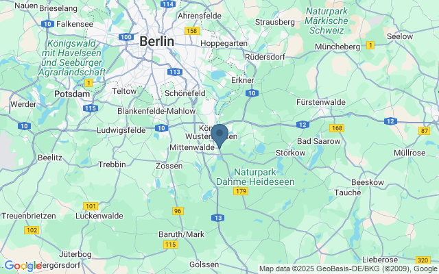 Kaart met locatie Spreewald